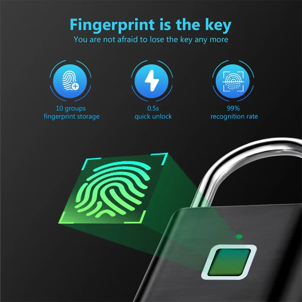 KERUI Fingerprint Padlock